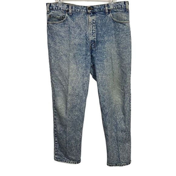 Levi’s 38x30 Vintage 540 Worn In Distressed Acid Wash Relaxed Jeans - Picture 1 of 4